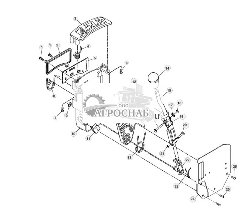 Transmission Control Selector, Armrest, PST - ST393943 231.jpg